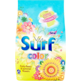 Surf Color Fruity Fiesta & Summer Flowers prášok na pranie farebnej bielizne 20 dávok 1,4 kg