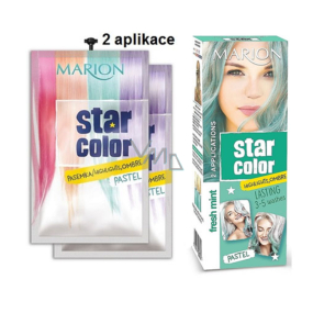 Marion Star Color zmývateľná farba na vlasy Fresh Mint 2 x 35 ml