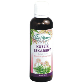 Dr. Popov Kozlík lekársky originálne bylinné kvapky napomáhajú k relaxácii, pri strese, duševného zdravia a spánku, podporujú kognitívne funkcie 50 ml