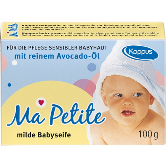 Kappus Avokádový olej prírodné toaletné mydlo pre deti 100 g