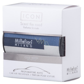 Millefiori Milano Icon Cold Water - Chladná voda vôňa do auta Textil Geometric vonia až 2 mesiace 47 g