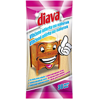 Diava vlhčené utierky na nábytok, 30 ks