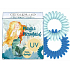 Invisibobble Magic Mermaid Ocean Tango Gumička do vlasov meniace farbu modrá špirálová 3 kusy