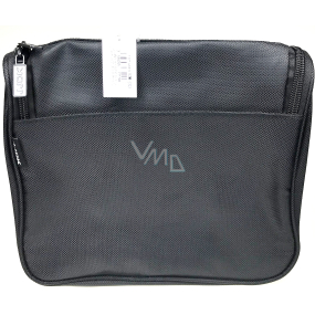 Diva & Nice Kozmetická kabelka čierna s kapsičkou 22 x 20 x 10 cm 90153