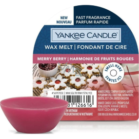 Yankee Candle Merry Berry - Cukríky s vôňou Linzer do aromalampy 22 g