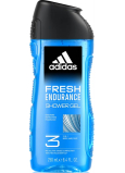 Adidas Fresh Endurance 3v1 sprchový gél na telo, vlasy a pokožku pre mužov 250 ml