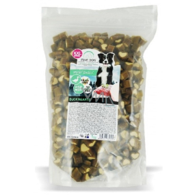 Fine Dog FoN Meat Snack kačacie srdiečka s vysokým obsahom mäsa, mäsová pochúťka pre psy 1 kg