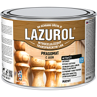 Lazurol Pragomat C1038 nitrocelulózový lak na drevo 375 ml