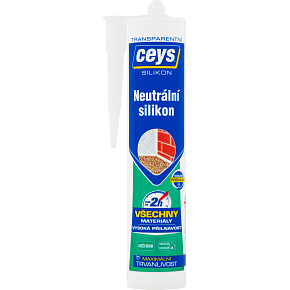 Ceys Neutrálny silikón, transparentný, 280 ml
