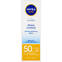 Nivea Sun Shine Control zmatňujúci pleťový krém na opaľovanie, OF 50, 50 ml