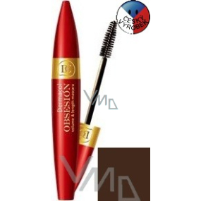 Dermacol Obsesión Volume & Length riasenka odtieň hnedá 12 ml