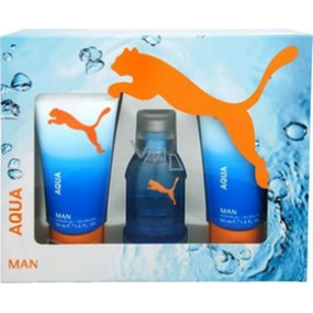 Puma Aqua Man toaletná voda 30 ml + sprchový gél 2 x 50 ml, darčeková sada