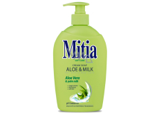 Mitia Soft Care Aloe & Milk tekuté mydlo dávkovač 500 ml