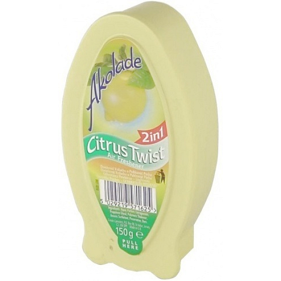 Akolade Citrus Twist 2v1 gélový osviežovač vzduchu 150 g