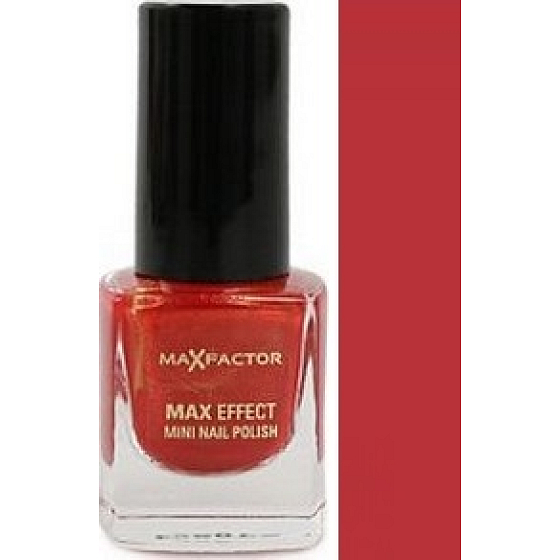 Max Factor Max Effect Mini Nail Polish lak na nechty 10 Deep Coral 4,5 ml