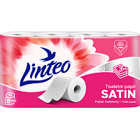 Linteo 3vrstvový toaletný papier, 8 rolí, 15 m rolka