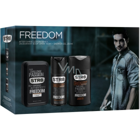 Str8 Freedom voda po holení 50 ml + dezodorant sprej 150 ml + sprchový gél 250 ml, darčeková sada