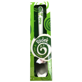 Nekupto Twister Lyžička s menom Radek zelená 16 cm