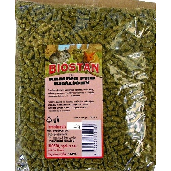 Biostan krmivo pre králiky 500 g