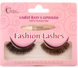 Absolute Cosmetics Fashion Lashes umelé nalepovacie riasy stredne dlhé obloučkové čierne 76 čierne 1 pár