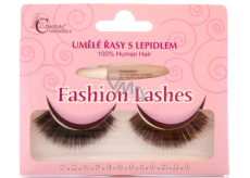 Absolute Cosmetics Fashion Lashes umelé nalepovacie riasy stredne dlhé obloučkové čierne 76 čierne 1 pár