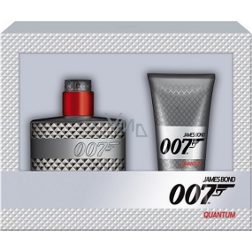 James Bond 007 Quantum toaletná voda pre mužov 30 ml + sprchový gél 50 ml, darčeková sada