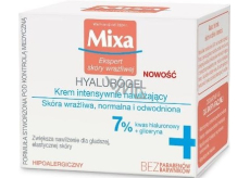 Mixa Hyalurogel Intensive Hydration intenzívny hydratačný krém 50 ml