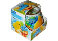 Admit Easter Blue dekoratívne aromatická sviečka v skle 80 g