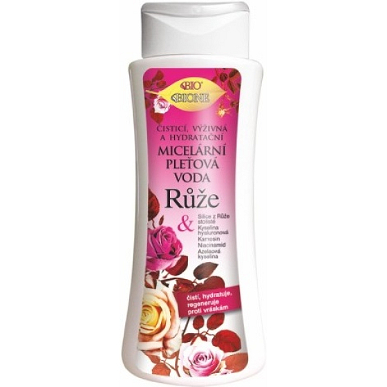 Bione Cosmetics Ruža micelárna pleťová voda pre všetky typy pokožky 255 ml