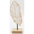 Nekupto Home Decor Dekorácia stojanček drevené pierko 20 x 4 x 6 cm
