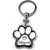 Nekupto Pets prívesok na kľúče v tvare labky kokršpaniela 40 x 85 x 3 mm