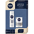 Nivea Men Sensitive Recovery balzam po holení pre mužov 100 ml + pena na holenie 200 ml, kozmetická sada