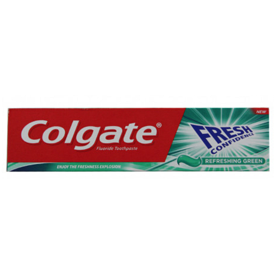 Colgate Fresh Confidence Mäta zubná pasta s fluoridom osviežujúci zelená 100 ml
