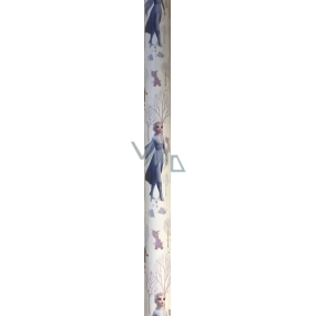 Ditipo Darčekový baliaci papier 70 x 200 cm Vianočný Disney Frozen Olaf Elsa biely