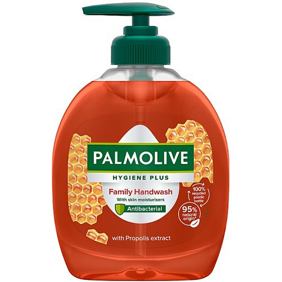Palmolive Hygiene Plus Red antibakteriálne tekuté mydlo s dávkovačom 300 ml