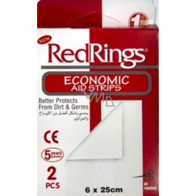 RedRings Economic Aid Strips náplasť strihacie 6 x 25 cm 2 kusy