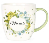 Albi Kvitnúci hrnček s menom Marcela 380 ml