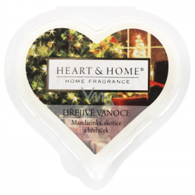 Heart & Home Teplý vianočný sójový vosk s prírodnou vôňou 26 g