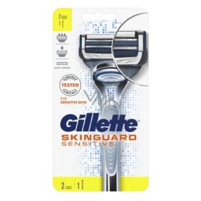 Gillette SkinGuard holiaci strojček + náhradné hlavice 2 kusy pre mužov