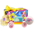 Bomb Cosmetics Love you Mum - I love you Mum, šumivá guľa do kúpeľa 160 g + 3D šumivá guľa do kúpeľa 160 g + glycerínové mydlo 100 g + maslová tyčinka do kúpeľa 50 g + maslová guľa 30 g, kozmetická sada