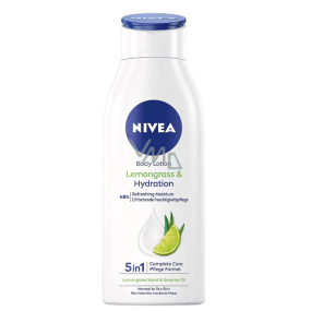 Nivea Lemongrass & Hydration telové mlieko pre normálnu a suchú pokožku 400 ml