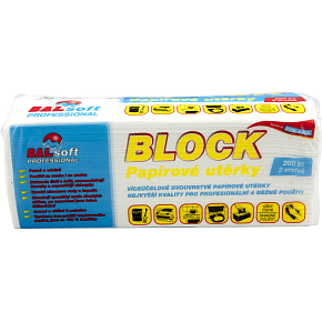 BALsoft Block 2vrstvové papierové utierky, 200 ks