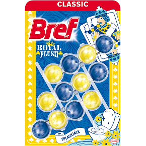 Bref WC Splash Jack, WC guľôčky, 3 × 50 g