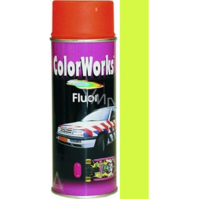 Color Works Fluor 918542 fosforovo žltý nitrocelulózový lak 400 ml