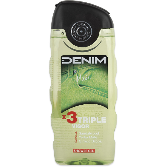 Denim Musk sprchový gél pre mužov 250 ml