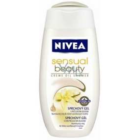 Nivea Sensual Beauty sprchový gél s ošetrujúcim olejom 250 ml