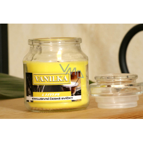 Lima Aroma Dreams Vanilka aromatická sviečka sklenička s viečkom 120 g