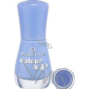 Essence Colour & Go lak na nechty 125 Absolutely Blue 8 ml