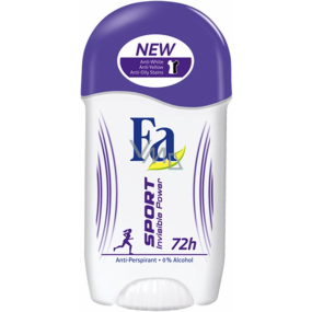 Fa Sport Invisible Power antiperspirant dezodorant stick pre ženy 50 ml