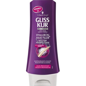 Gliss Kur Hyaluron + Hair Filler regeneračný balzam na vlasy 200 ml